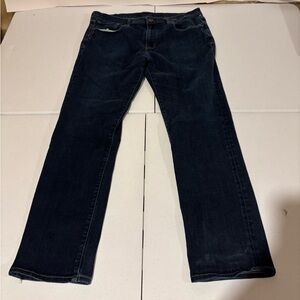 Lucky Brand 223 Straight Leg Dark Wash Blue Denim Jeans Men’s Size 34x32